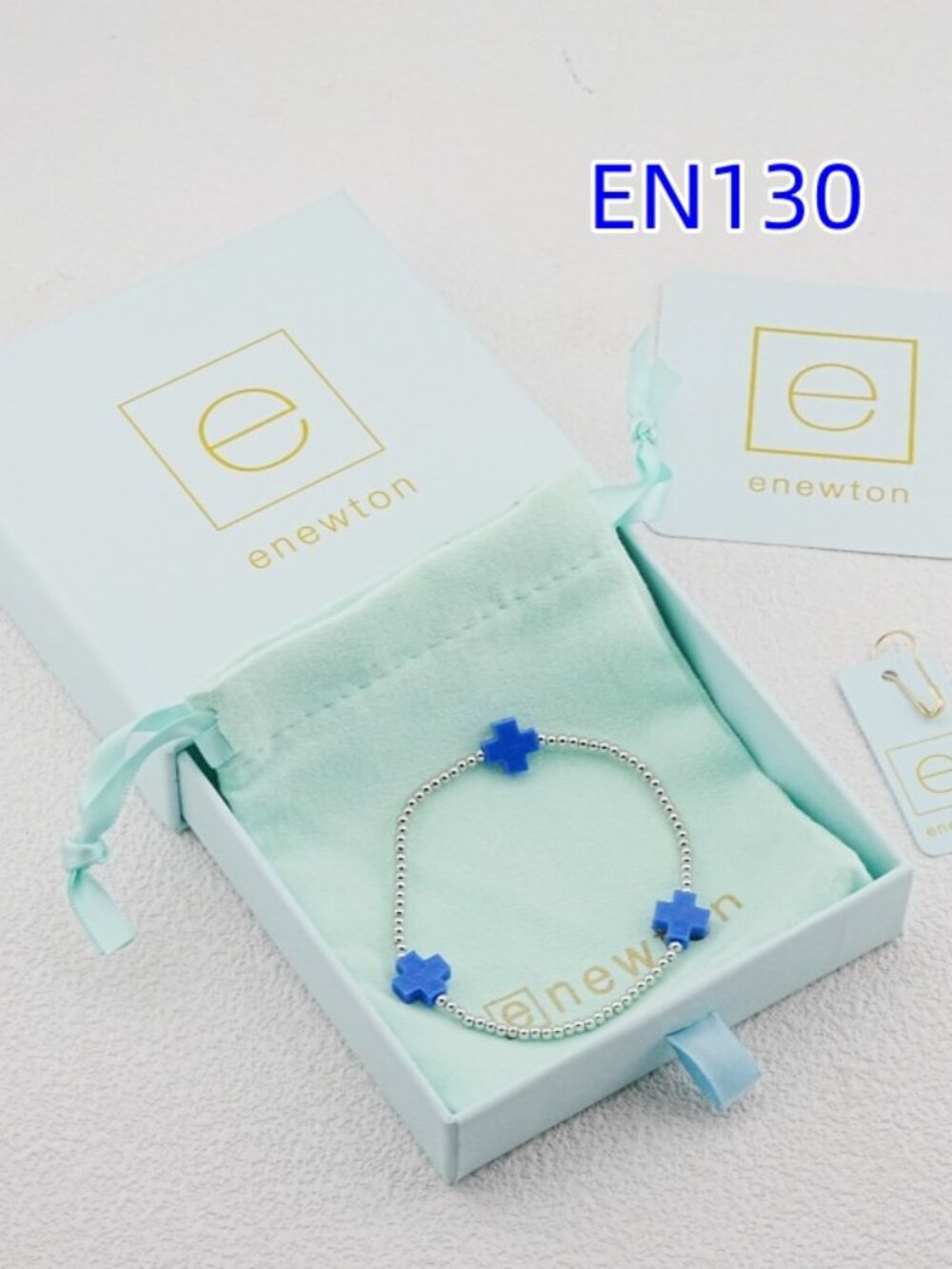 Enewton Gold Bead Cross Bracelet